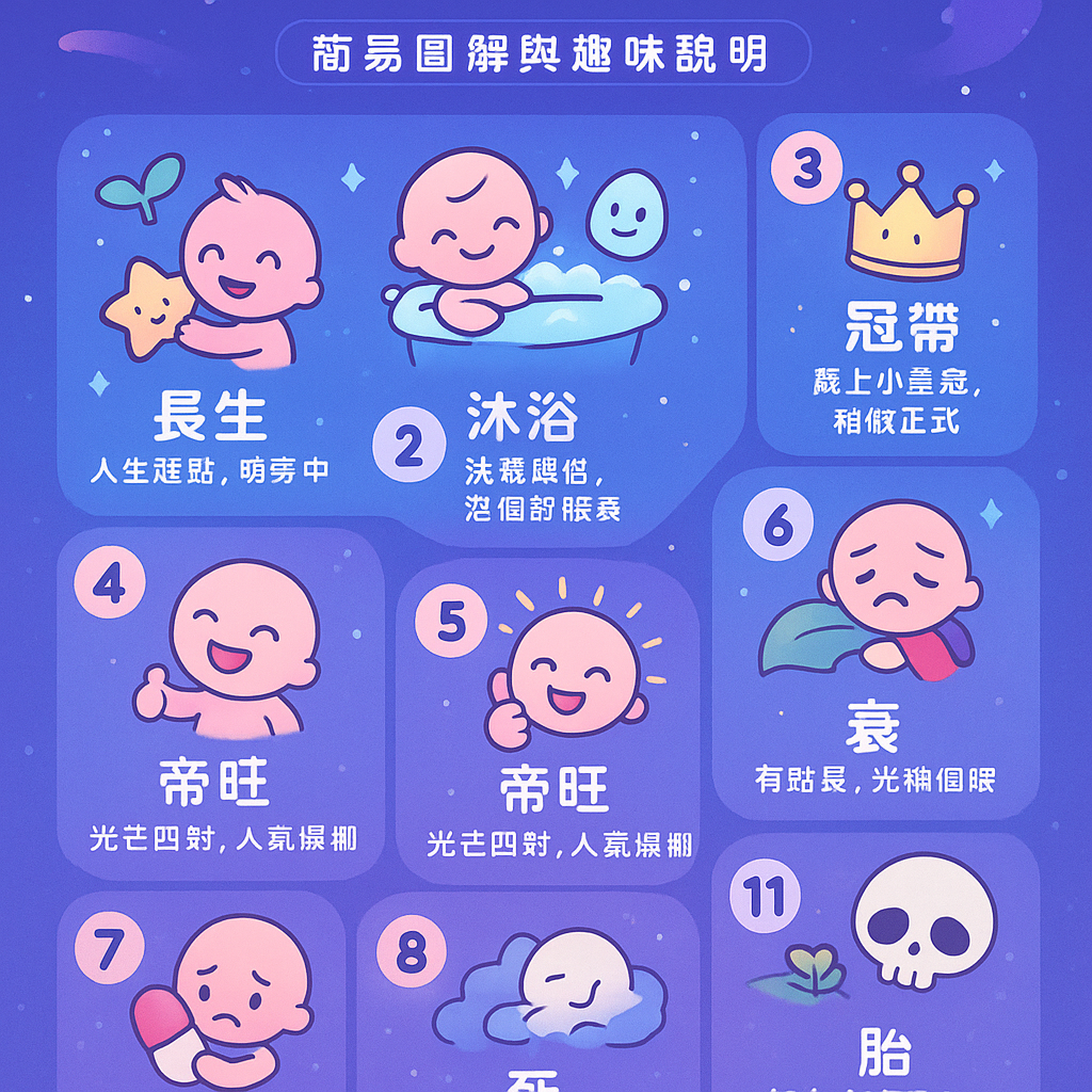 命盤十二宮速查表