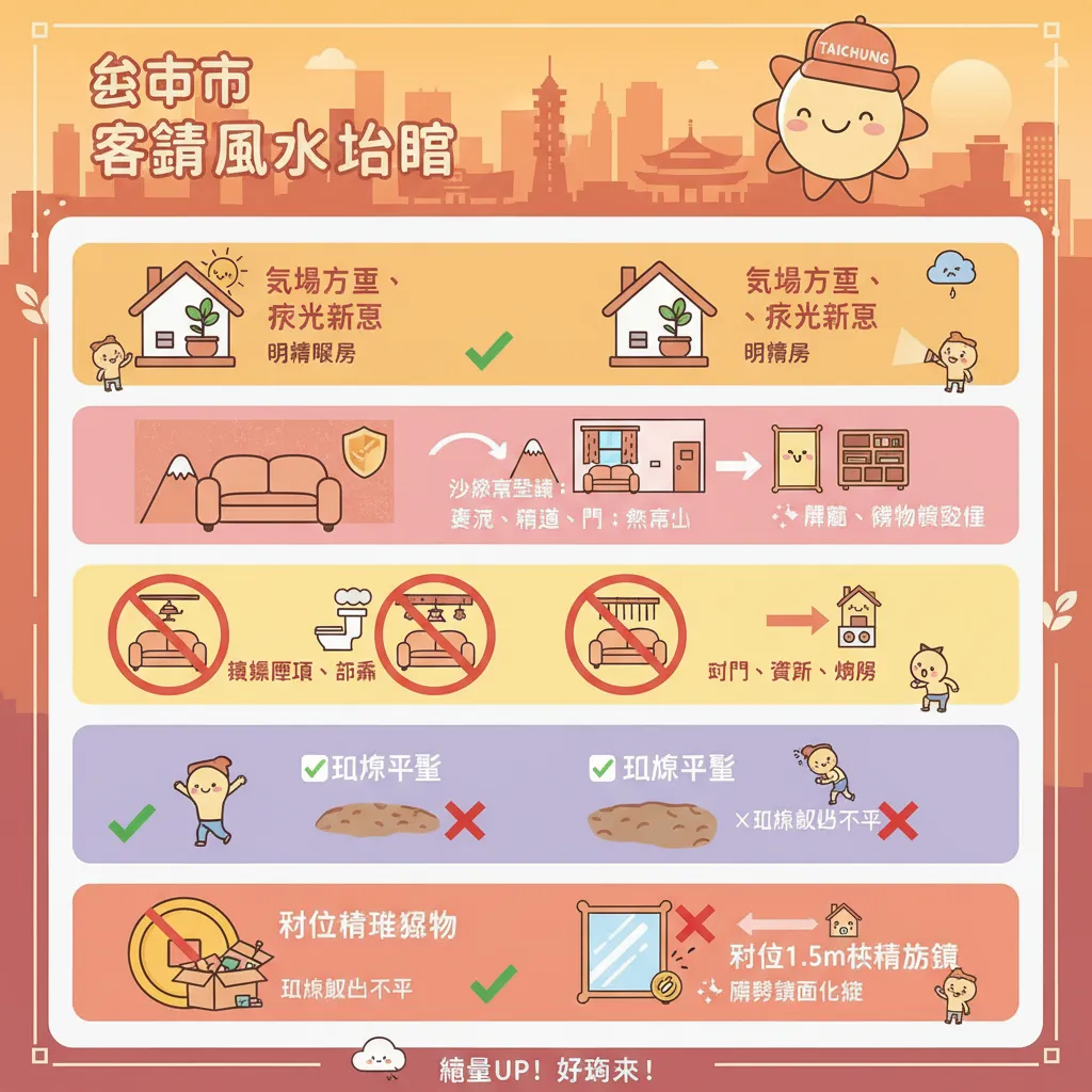 空間配置原則與風水禁忌避雷